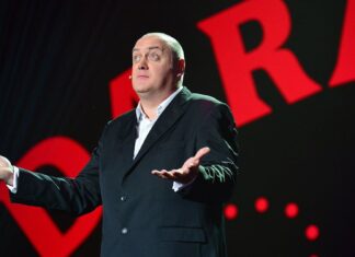 Dara O Briain Stand Up Performance Wallpaper