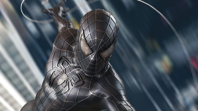 Dark Spider Man In Action For Stunning Wallpaper Backgrounds