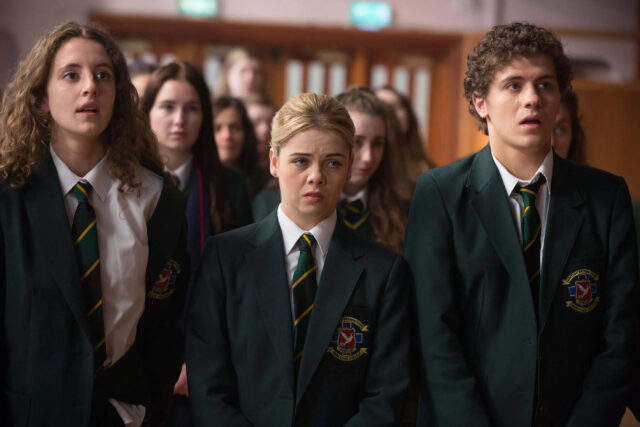 Derry Girls TV Series School Uniform Scene Wallpapers