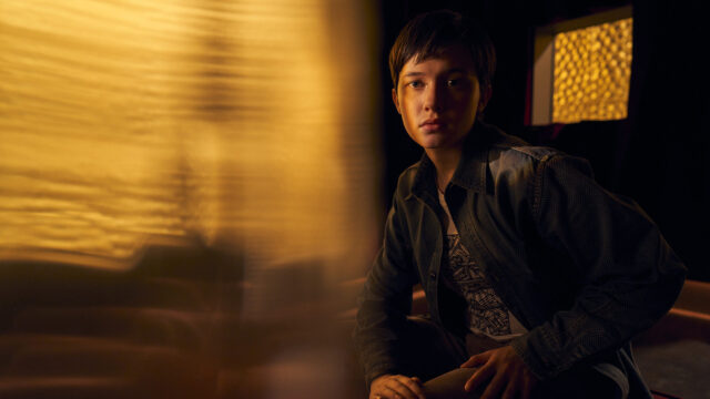 Devs TV Mini Series Character In Ambient Lighting Wallpaper