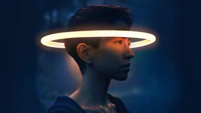 Devs TV Series Wallpaper Glowing Halo Effect