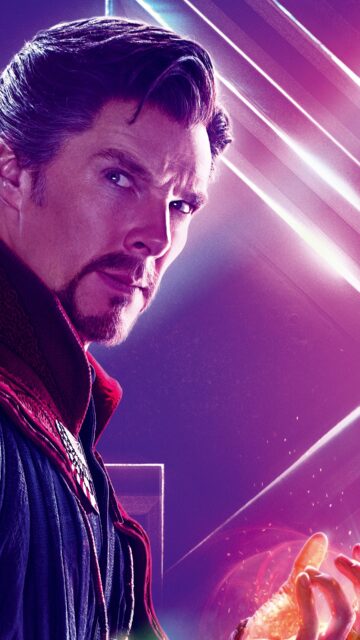 Doctor Strange Casting Magic with Intense Gaze Marvel Wallpaper