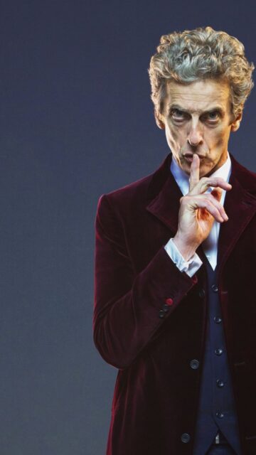 Doctor Who Peter Capaldi Iconic Pose Wallpaper