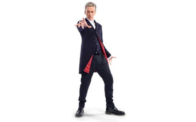 Doctor Who Peter Capaldi Striking Pose Wallpaper