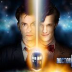 Doctor Who Characters Facing Each Other, The Image Shows Doctor Who Characters Facing Each Other With The TARDIS In Between, HD Desktop Wallpaper