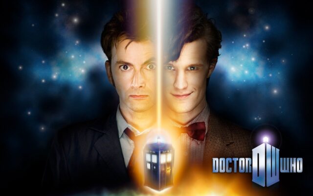Doctor Who Characters Facing Each Other, The Image Shows Doctor Who Characters Facing Each Other With The TARDIS In Between, HD Desktop Wallpaper