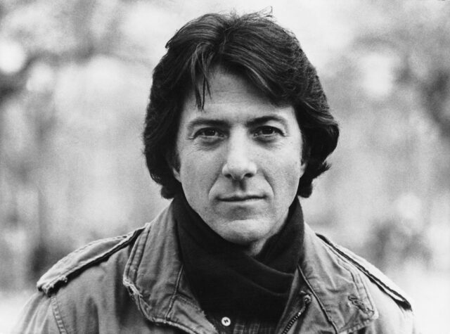 Dustin Hoffman Classic Black And White Portrait Wallpaper