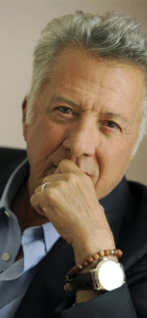 Dustin Hoffman Intense Gaze Portrait Wallpaper