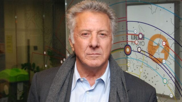 Dustin Hoffman Portrait Elegant Wallpaper Background