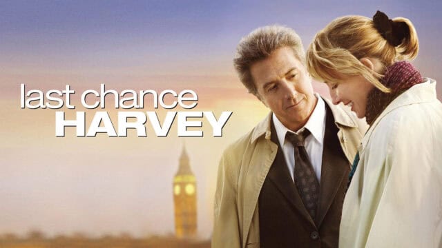 Dustin Hoffman In Last Chance Harvey Romantic Scene Wallpaper