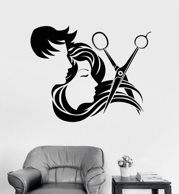 Elegant Hair Salon Wall Art Design For Modern Spaces