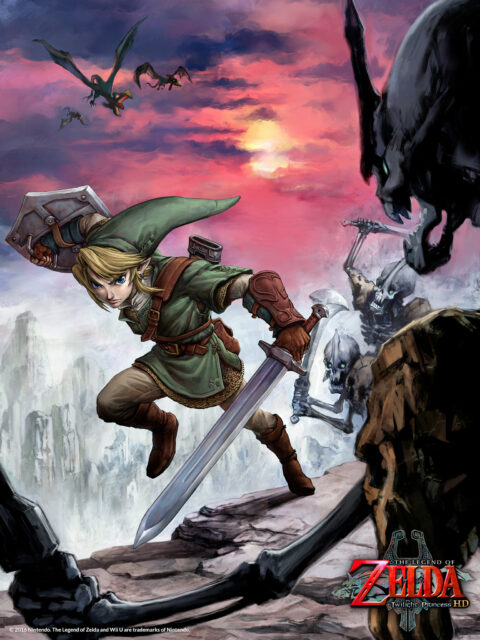 Epic Adventure With Link In Twilight Princess Wallpaper