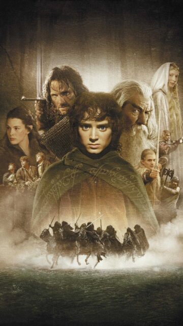 Epic Frodo Wallpaper Featuring The Fellowship In Middle Earth Adventure
