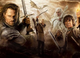 Epic Frodo And Fellowship Wallpaper For Fantasy Fans