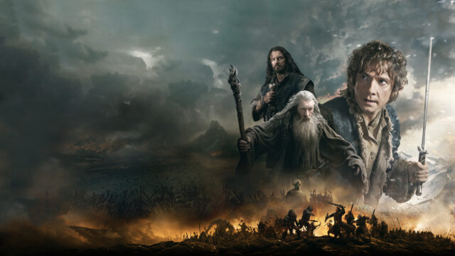 Epic Ian McKellen Wallpapers Featuring Iconic Characters From The Hobbit Battle Scene