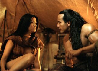 Epic Moment From The Scorpion King Movie Scene Wallpaper