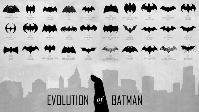 Evolution Of Batman Logos Through The Years   Iconic Wallpaper Design