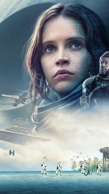 Felicity Jones In Rogue One Epic Sci Fi Wallpaper
