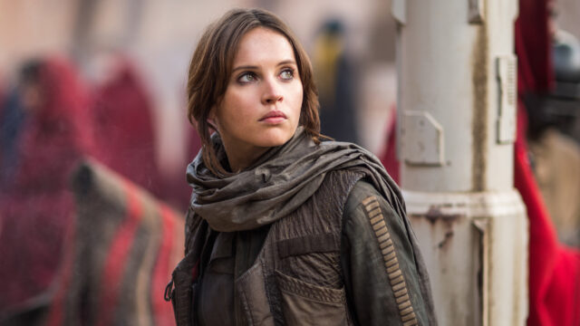 Felicity Jones In Rogue One Iconic Scene Wallpaper