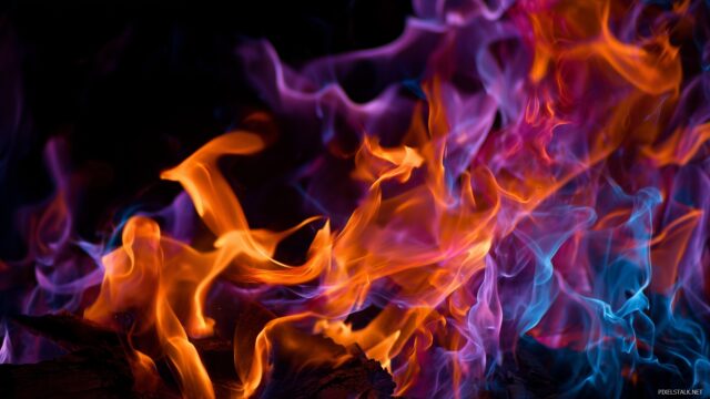 Fire High Resolution Wallpaper, A Vibrant And Dynamic Scene Of Flames Dancing With Bright Colors And Textures, Set To Create A Captivating Background For Any Desktop