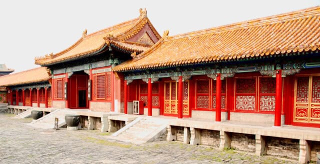 Forbidden City Beijing Elegant Palace Architecture Wallpaper