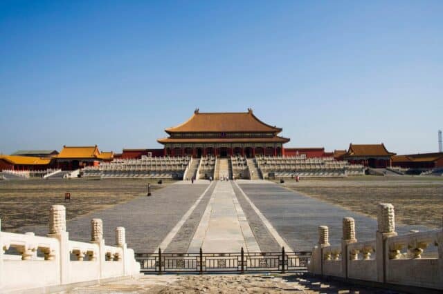 Forbidden City Beijing Majestic View Wallpaper