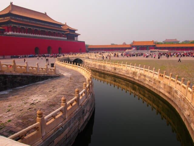 Forbidden City Beijing Serene Architecture Wallpaper