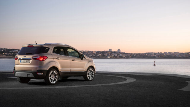 Ford EcoSport By Serene Waterside At Sunset