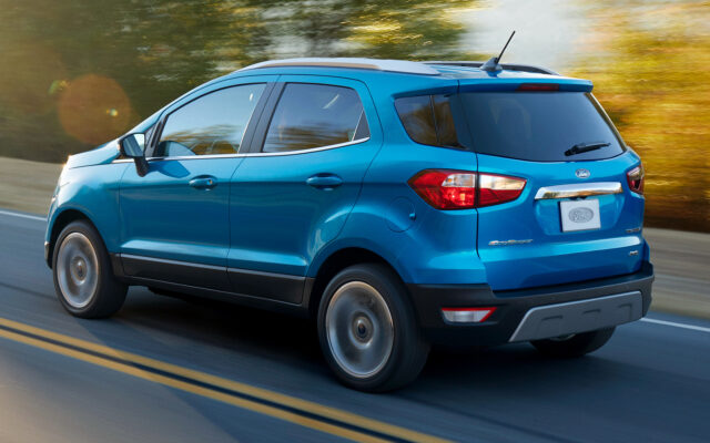 Ford EcoSport In Motion Captivating Car Wallpaper