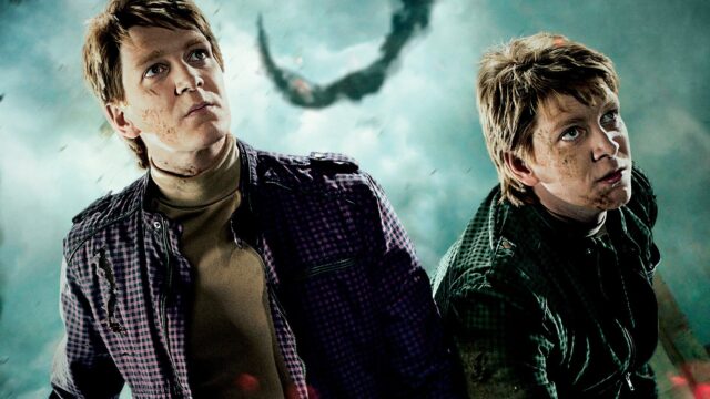 Fred And George Weasley Epic Adventure Wallpaper