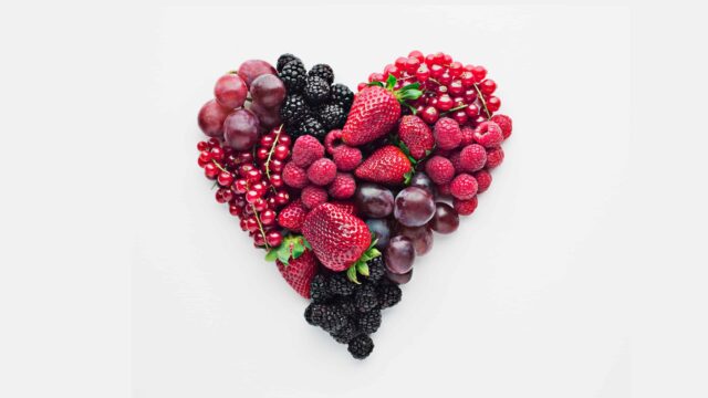 Fresh Mixed Berries Arranged In Heart Shape Perfect Blackberry Wallpapers Background