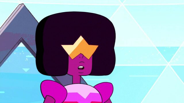 Garnet from Steven Universe with Star Shaped Glasses Wallpaper