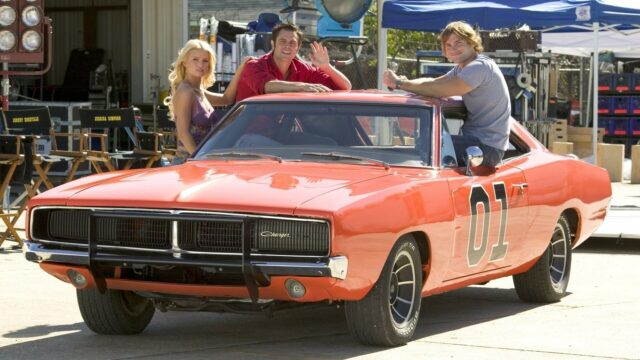General Lee Car Wallpapers Classic Orange Dodge Charger With Cast On Set