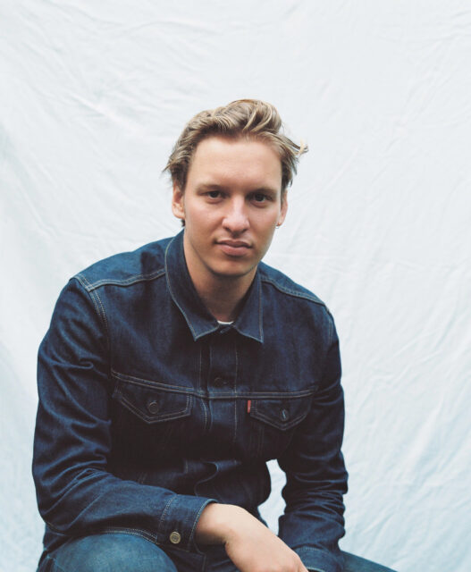 George Ezra Casual Denim Outfit Portrait Perfect for Wallpapers