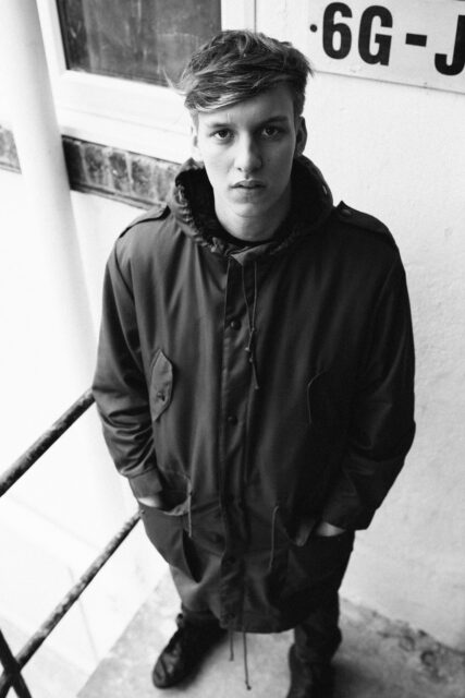 George Ezra black and white portrait casual jacket urban background wallpapers