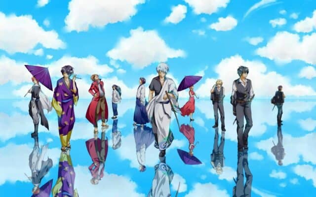 Gintama The Final Characters In Sky Reflection Wallpaper