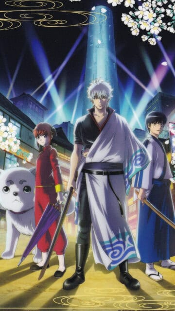 Gintama The Final Epic Characters Night Scenery Wallpaper