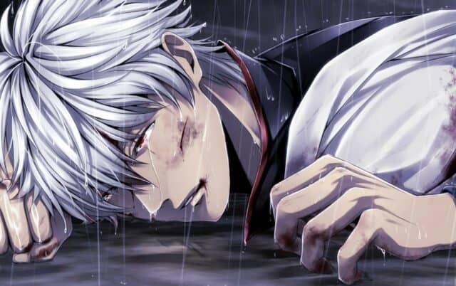 Gintama The Final Intense Rain Scene Anime Wallpaper