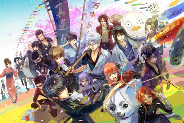 Gintama The Final Wallpaper Vibrant Characters In Action Scene