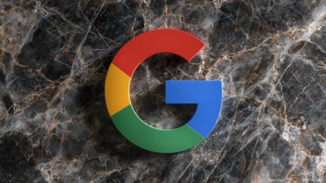 Google Logo Desktop Wallpaper High Resolution, Classic Google Logo Displayed On A Modern Marble Surface, Showcasing High Resolution Effects