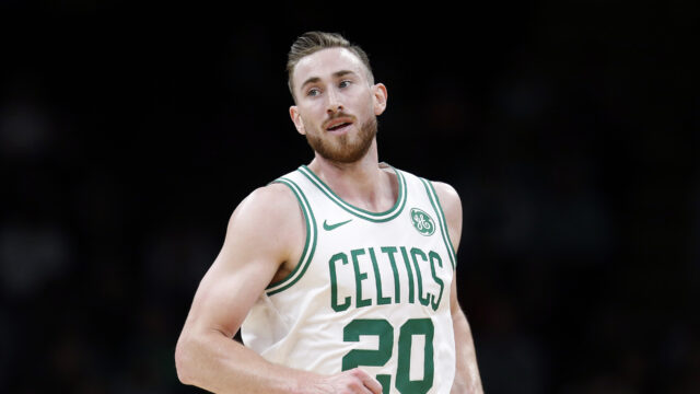 Gordon Hayward Boston Celtics Player in Action High Quality Wallpapers