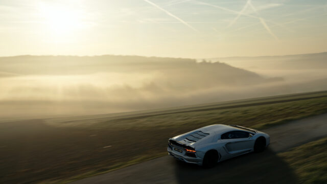 Gran Turismo 7 Scenic Drive Wallpaper Morning Mist