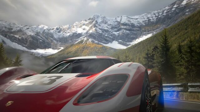 Gran Turismo 7 Scenic Mountain Race Car Wallpaper