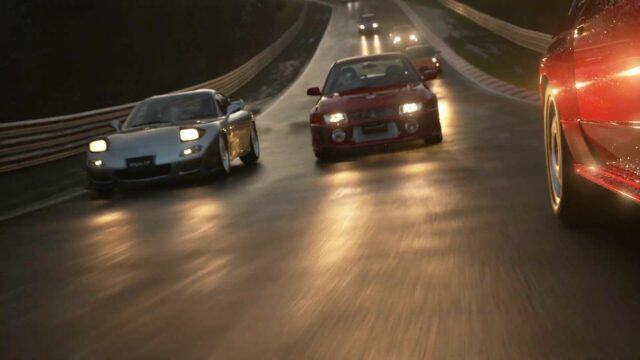 Gran Turismo 7 Stunning Night Race Wallpaper