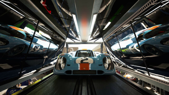 Gran Turismo 7 Wallpaper Iconic Car In Racing Garage
