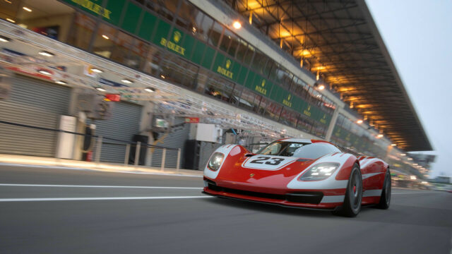 Gran Turismo 7 Wallpaper Racing Car On Track