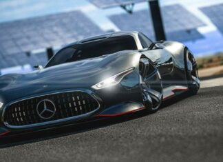 Gran Turismo 7 Wallpaper Sleek Sports Car On Scenic Road