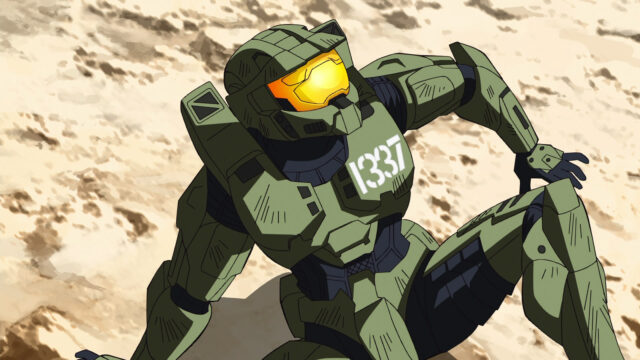 Halo Legends Anime Spartan In Action Wallpaper