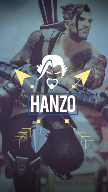 Hanzo Dynamic Action Pose Overwatch Character Wallpaper for Gamers