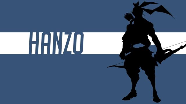 Hanzo Minimalist Silhouette Archery Character Wallpaper for Desktop and Mobile